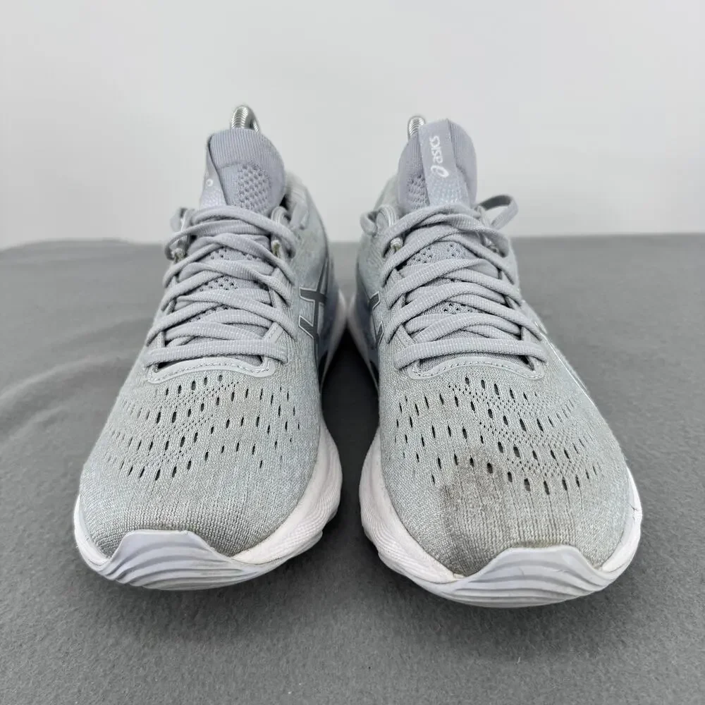 ASICS GEL-Nimbus 24 Shoes Womens Size 9 Gray Road Running Sneakers 1012B201
